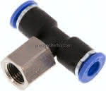 T-Steckanschluss, Innengew. G,1/8"-6mm, IQS-Standard
