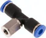 T-Steckanschluss, Innengew. M,5-4mm, IQS-Standard