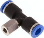 T-Steckanschluss, Innengew. M,5-6mm, IQS-Standard