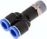 Y-Steckanschluss R 1/2"-12mm,,IQS-Standard