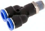 Y-Steckanschluss R 1/4"-10mm,,IQS-Standard