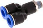 Y-Steckanschluss R 1/4"-12mm,,IQS-Standard