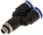 Y-Steckanschluss G 1/8"-8mm,,IQS-Standard
