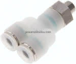 Y-Steckanschluss G 1/8"-8mm,,IQS-PVDF