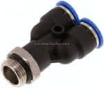 Y-Steckanschluss G 3/8"-10mm,,IQS-Standard