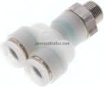 Y-Steckanschluss G 3/8"-12mm,,IQS-PVDF