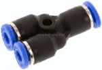 Y-Steckanschluss 4mm-4mm, IQS-,Standard