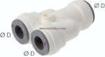 Y-Steckanschluss 4mm, IQS-LE (,EPDM-Dichtung)