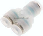 Y-Steckanschluss 4mm-4mm, IQS-,PVDF