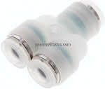 Y-Steckanschluss 6mm-6mm, IQS-,PVDF