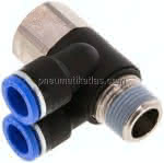 Y-Winkel-Steckanschluss, I/A R,3/8"-10mm, IQS-Standard