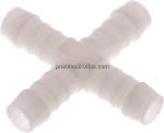 Kreuz-Schlauchverbinder 13 (1/,2")mm, POM
