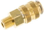 Kupplungsdose (NW5) NPT 1/8"( AG), Messing