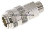 Kupplungsdose (NW15) G 3/4"(AG ), Messing vernickelt