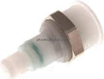 Abreißkupplungsdose (NW5) 6x4mm Schlauch, PVDF