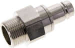 Kupplungsstecker (NW15) G 1"( AG), Messing vernickelt