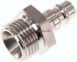 Kupplungsstecker (NW7,2) G 1/,2"(AG), 1.4404