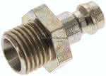 Kupplungsstecker (NW5) G 1/4"(,AG), Stahl verzinkt