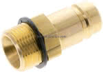 Kupplungsstecker (NW15) G 3/4" (AG), Messing