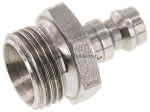 Kupplungsstecker (NW5) G 3/8"(,AG), 1.4404