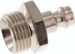 Kupplungsstecker (NW5) G 3/8"(,AG), Stahl verzinkt