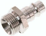 Kupplungsstecker (NW7,2) G 3/,8"(AG), 1.4404
