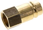 Kupplungsstecker (NW15) G 1/2" (IG), Messing