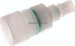 Kupplungsstecker (NW7,2) G 1/,2", PVDF absperrend