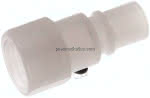 Kupplungsstecker (NW7,2) G 1/,4", PVDF offen