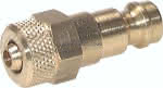 Kupplungsstecker (NW5) 6x4mm,Schlauch, Messing
