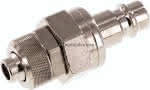Kupplungsstecker (NW7,2),10x8mm Schlauch, Messing verni