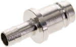 Kupplungsstecker (NW15) 13 (1/ 2")mm Schlauch, Messing vernic