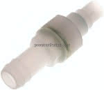 Kupplungsstecker (NW7,2) 13 (,1/2") mm Schlauch, PVDF absper