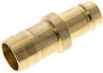 Kupplungsstecker (NW15) 25 (1" )mm Schlauch, Messing