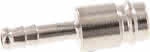 Kupplungsstecker (NW10) 6 (1/ 4")mm Schlauch, Stahl gehärtet