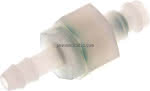 Kupplungsstecker (NW5) 6 (1/4",)mm Schlauch, PVDF