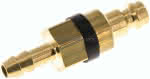 Kupplungsstecker (NW5) 6 (1/4",)mm Schlauch, Messing
