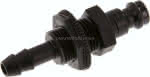 Schott-Kupplungsstecker (NW5),6 (1/4")mm Schlauch, POM