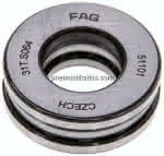 Axial Rillenkugellager, DIN,711, 12x26x9mm, ebene Auflage