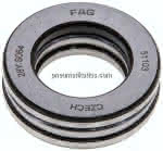 Axial Rillenkugellager, DIN,711, 17x30x9mm, ebene Auflage