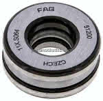 Axial Rillenkugellager, DIN,711, 10x26x11mm, ebene Auflage