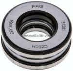 Axial Rillenkugellager, DIN,711, 12x28x11mm, ebene Auflage