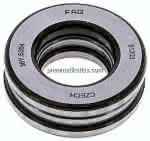 Axial Rillenkugellager, DIN,711, 17x35x12mm, ebene Auflage