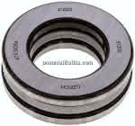 Axial Rillenkugellager, DIN,711, 25x47x15mm, ebene Auflage