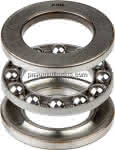 Axial Rillenkugellager, DIN 711, 110x190x63mm, ebene Aufla