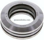 Axial Rillenkugellager, DIN,711, 30x52x17,8mm, kugelige Au