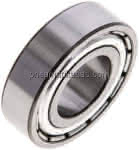 Rillenkugellager, DIN 625, 17x35x10mm, 2Z geschlossen (ni