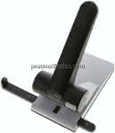 NOVUS Registraturlocher, 65,Blatt (2-fach), schwarz-grau