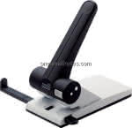 NOVUS Registraturlocher, 65 Blatt (2-fach), schwarz-grau