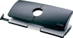 NOVUS Doppellocher, 25 Blatt ( 4-fach), schwarz-grau